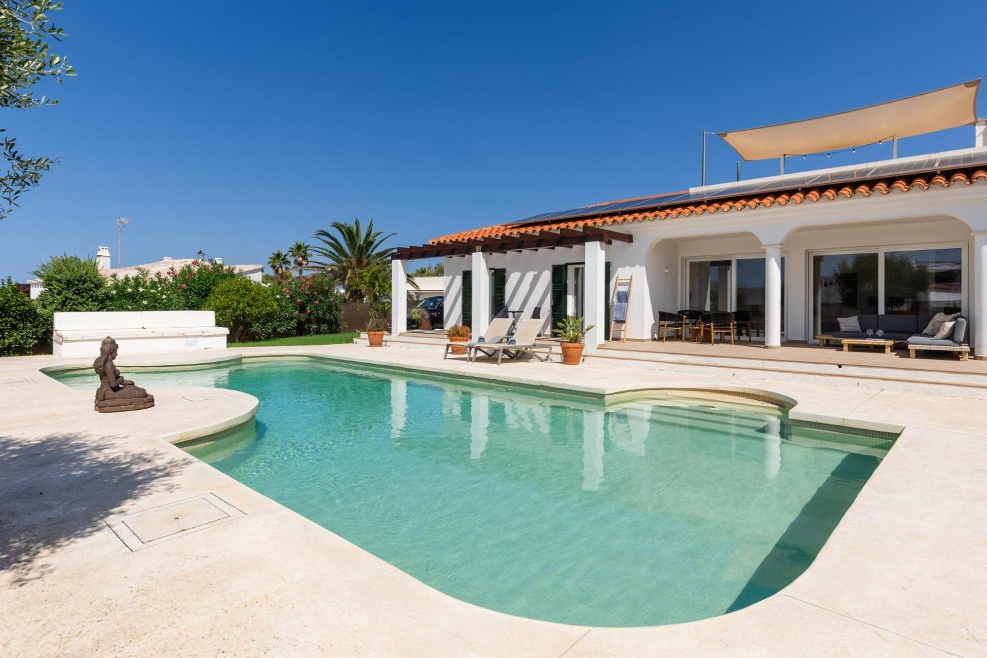 Villa Maravilla With Heatable Pool Rooftopbar With Sea Views And Range Rover Binibeca Dış mekan fotoğraf