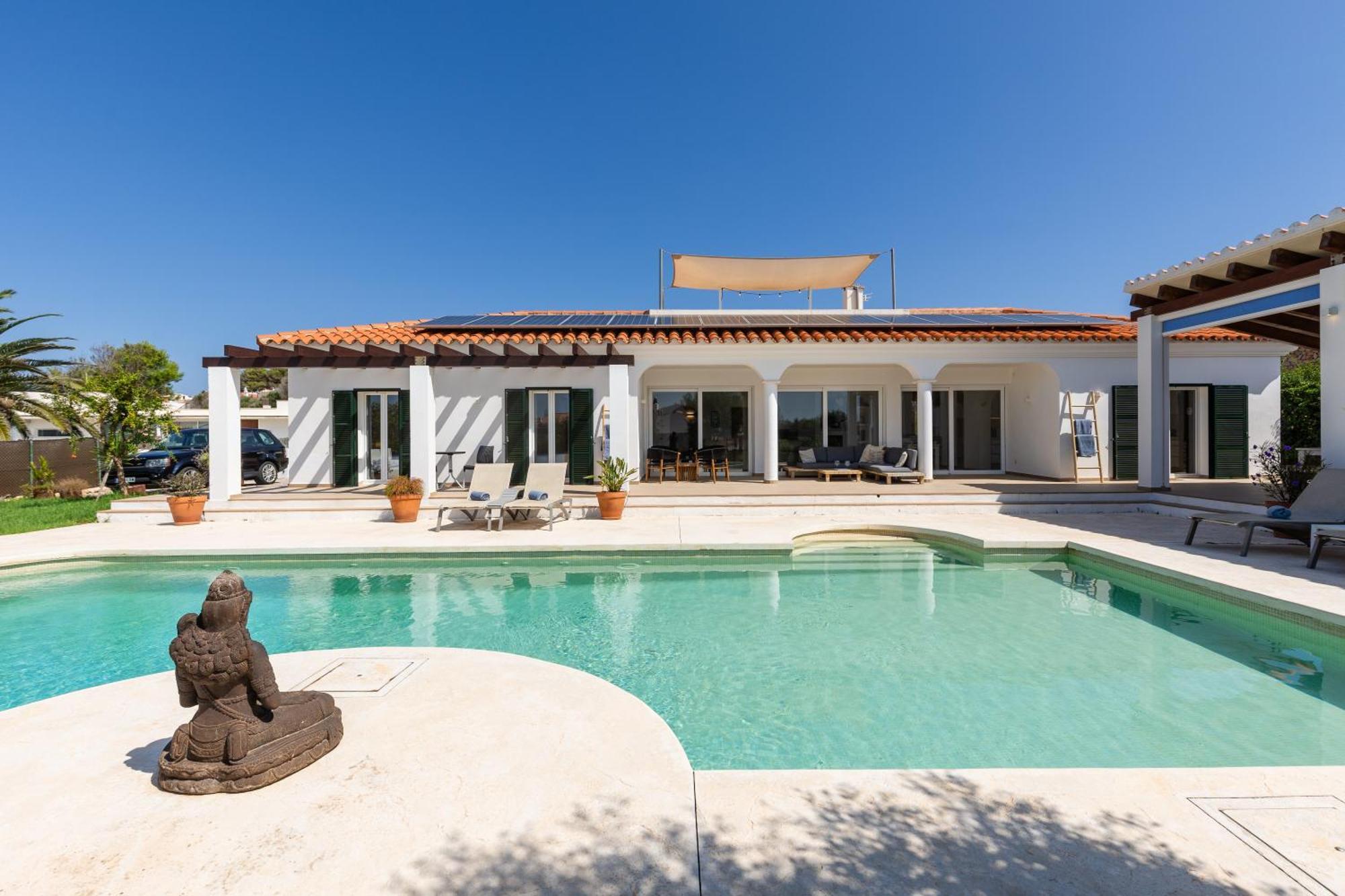 Villa Maravilla With Heatable Pool Rooftopbar With Sea Views And Range Rover Binibeca Dış mekan fotoğraf