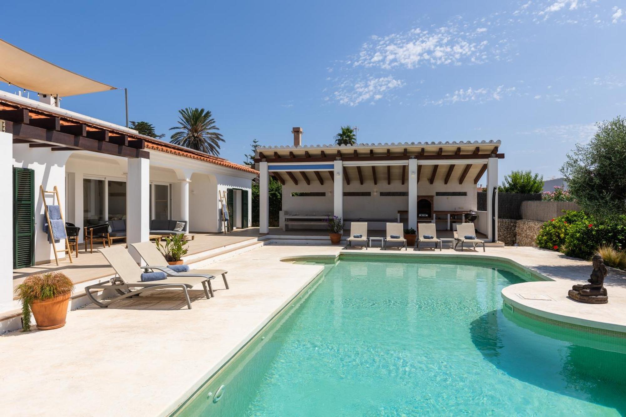 Villa Maravilla With Heatable Pool Rooftopbar With Sea Views And Range Rover Binibeca Dış mekan fotoğraf